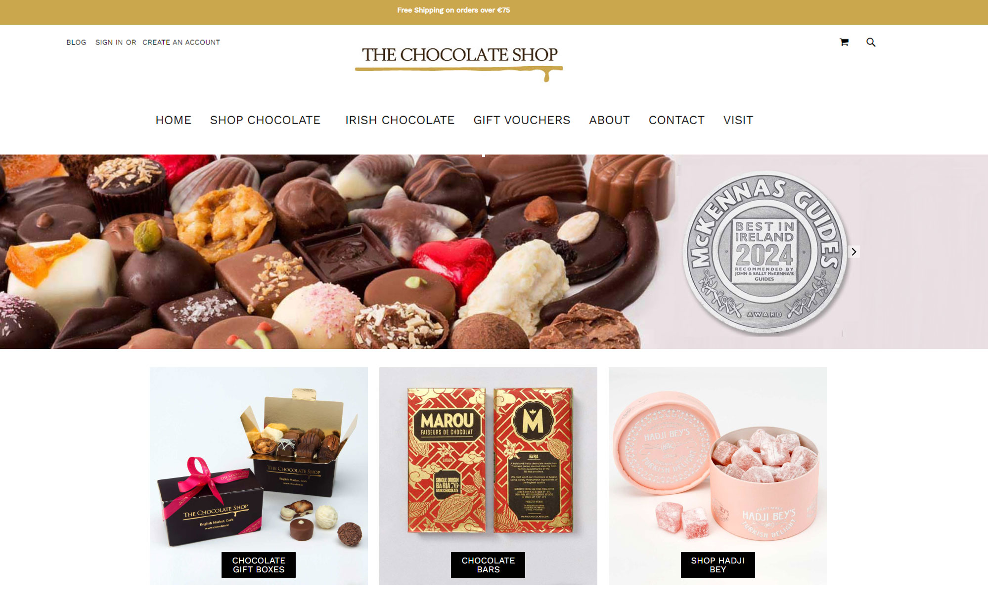 Chocolate Shop eCommerce